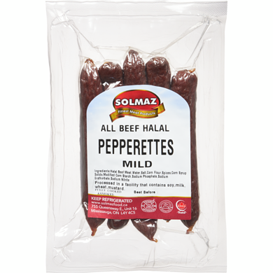 Solmaz Pepperettes Mild 200 g, $4.00/100g