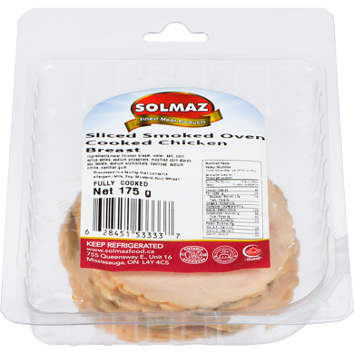 Solmaz Smoked Chicken Breast 175 g, $4.00/100g
