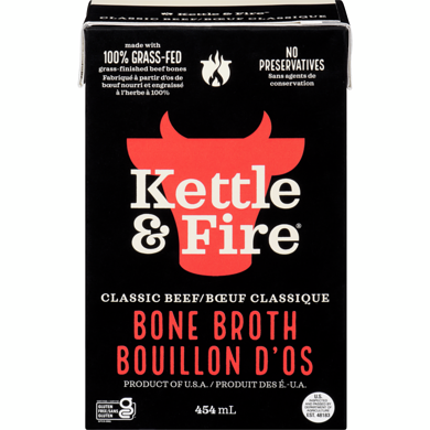 Kettle & Fire Bone Broth Classic Beef 454 ml, $2.64/100ml
