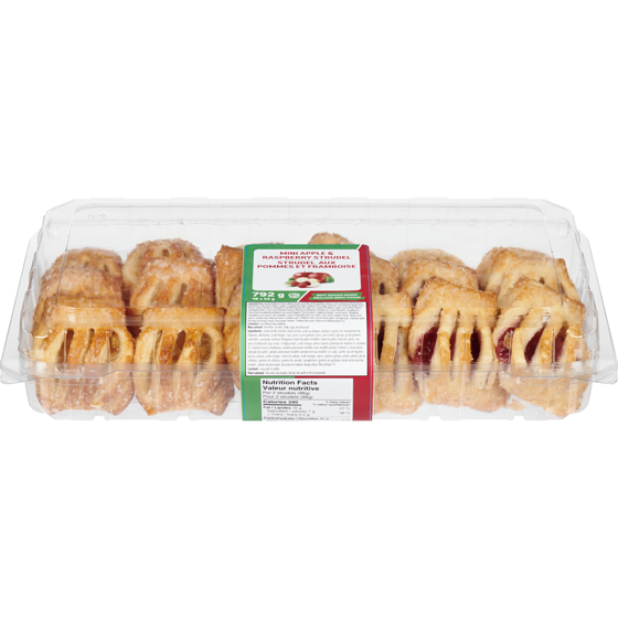 null Mini Apple & Raspberry Strudel 792 g, $0.76/100g