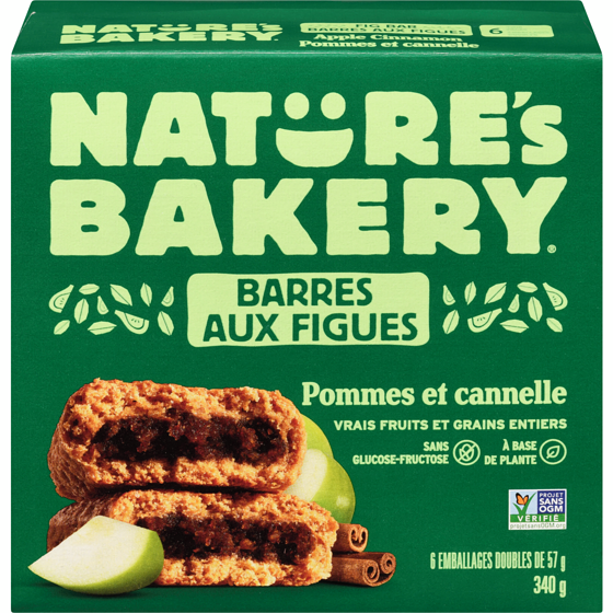 Nature’s Bakery Barres aux figues pommes et cannelle 340 g, 2,35 $/100g