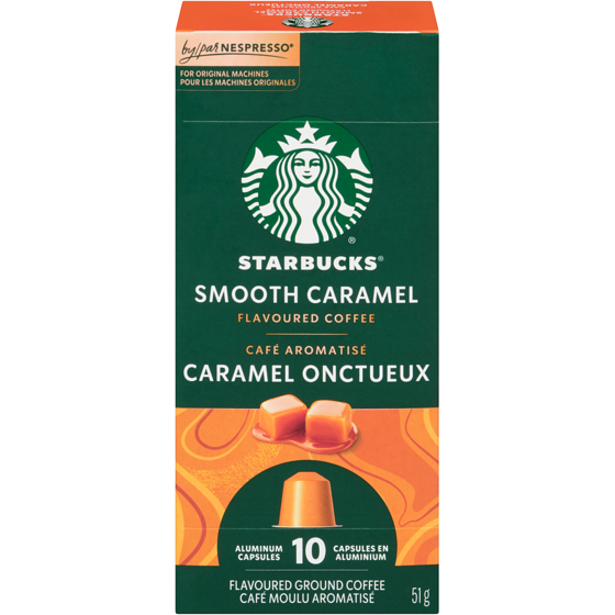 Starbucks Caramel onctueux, pour NESPRESSO Original 51 g, 23,51 $/100g