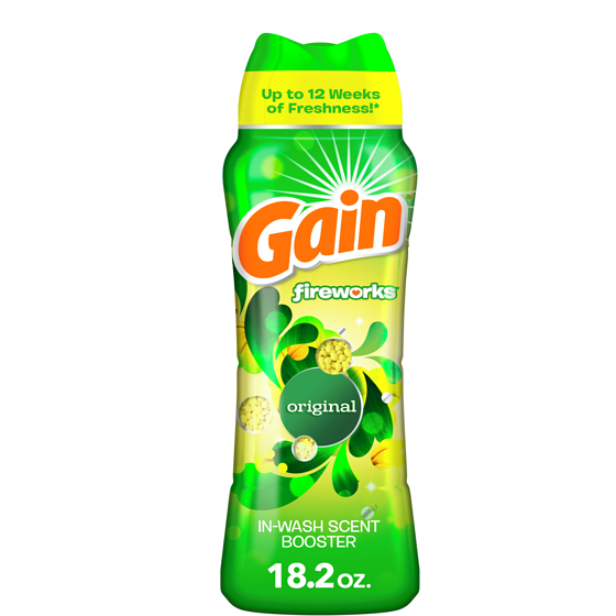 Gain Perles de rehausseur de parfum pour lessive Fireworks, Original  515 g, 3,11 $/100g