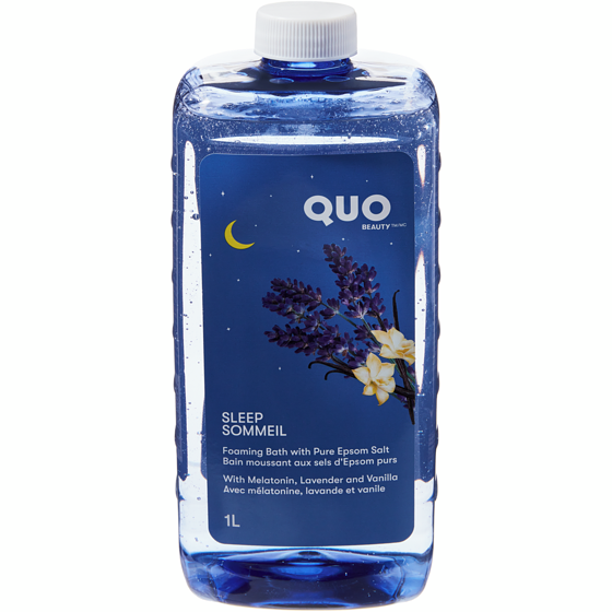 Quo Beauty Bain moussant aux sels d'Epsom purs sommeil 1 ea, 7,00 $/1ch