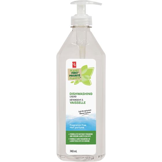 le Choix du Président Détergent à vaisselle non parfumé 740 ml, 0,61 $/100ml