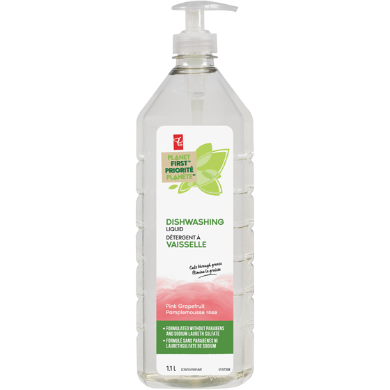 le Choix du Président Détergent à vaisselle pamplemousse rose 1.1 l, 0,55 $/100ml