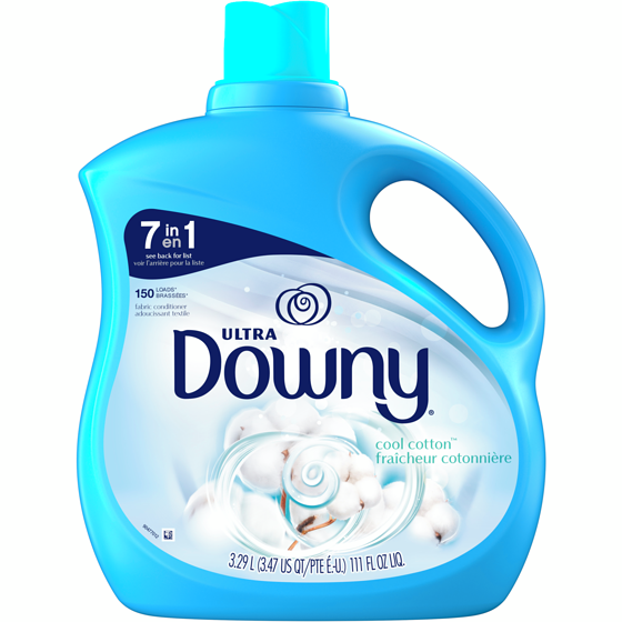 Downy Soft, 2 in 1 Soft and Fresh Liquid Fabric Softener, Cool Cotton, 150 Loads 3.29 l, $0.55/100ml