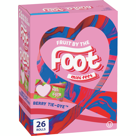 Betty Crocker Fruit By The Foot mini Feet ,26ct 331 g, $1.28/100g