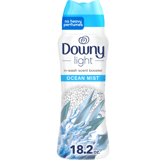 Downy Light Laundry Scent Booster Beads for Washer, Ocean Mist, with No Heavy Perfumes 515 g, $3.49/100g