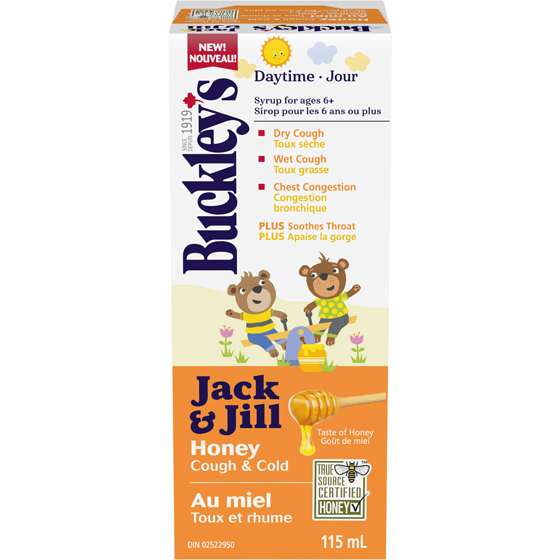 Buckley’s Jack & Jill Au Miel Toux Et Rhume 115 ml, 7,38 $/100ml