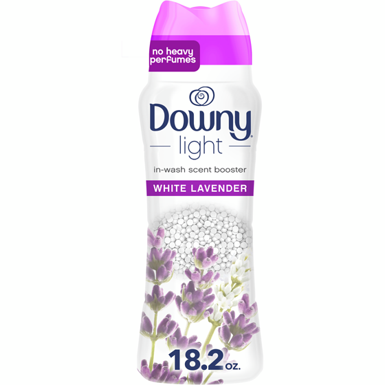 Downy Light Laundry Scent Booster Beads for Washer, White Lavender, with No Heavy Perfumes 515 g, $3.49/100g