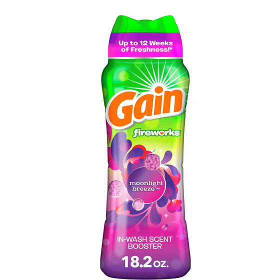 Gain Fireworks In-Wash Scent Booster Beads, Moonlight Breeze 515 g, $3.49/100g