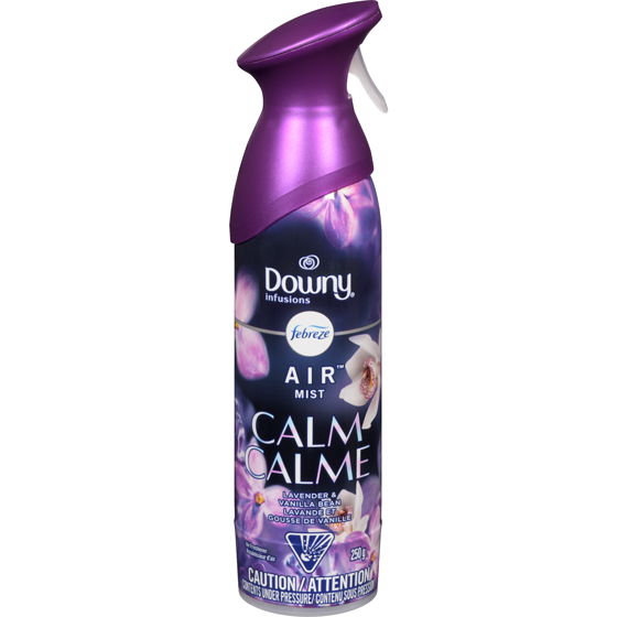 Febreze Air Mist Calm with Downy 250 g, $2.40/100g