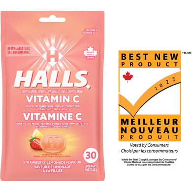 Halls Vitamin C Strawberry Lemonade, 30 Count 30 ea, $0.15/1ea