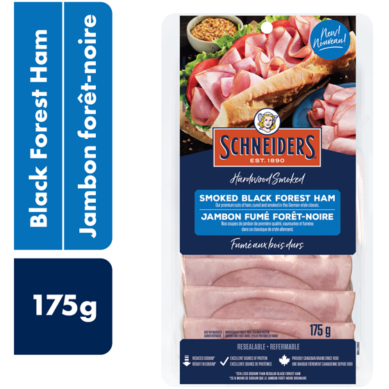 Schneiders Jambon fumé Forêt-Noire 175 g, 4,57 $/100g