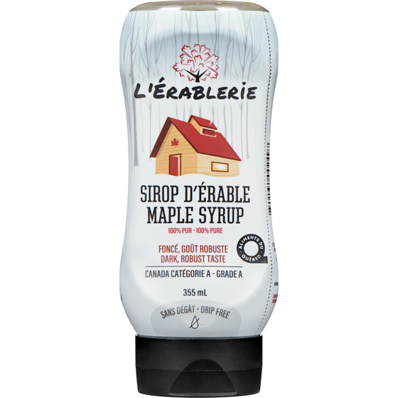 L'erablerie Maple Syrup 355 ml, $3.10/100ml