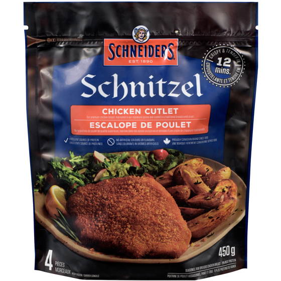Schneiders Frozen Chicken Schnitzel Cutlets 450 g, $2.89/100g