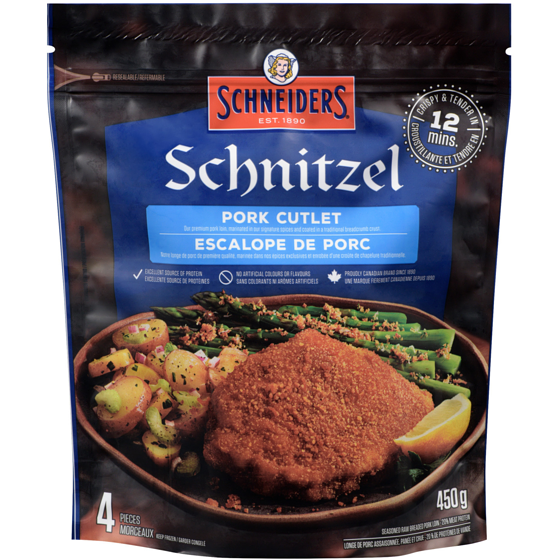 Schneiders Frozen Pork Schnitzel Cutlets 450 g, $2.89/100g