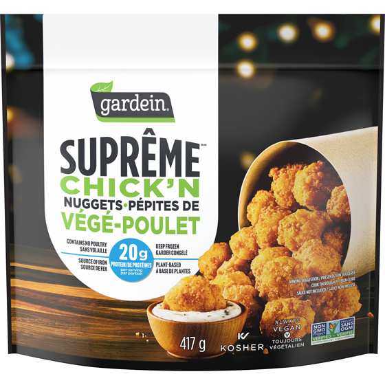 Gardein Suprême pépites de végé-poulet 417 g, 3,24 $/100g