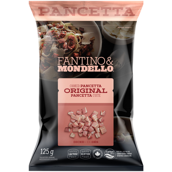 Fantino & Mondello Pancetta cuite originale en dés 125 g, 7,03 $/100g