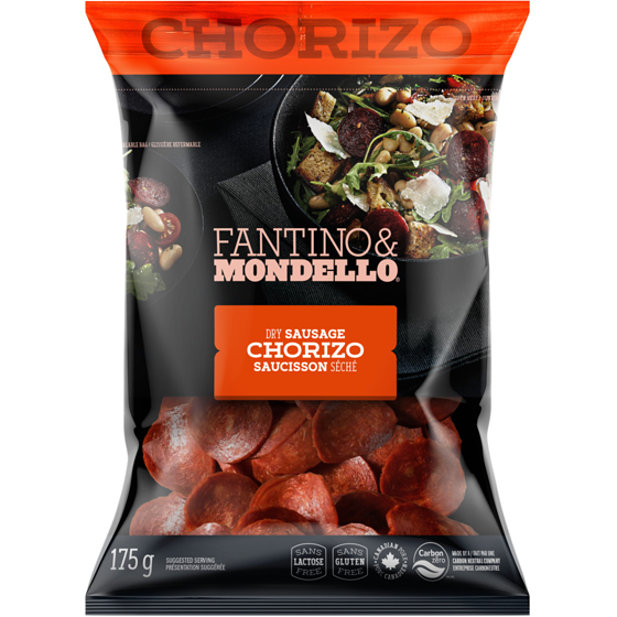 Fantino & Mondello Sliced Dry Chorizo Sausage 175 g, $5.02/100g