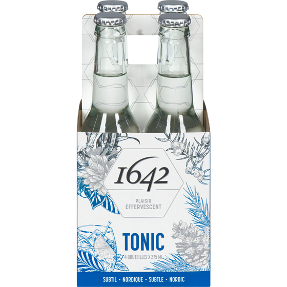 1642 Boisson pétillante tonic 4x275.0 ml, 3,45 $/100ml