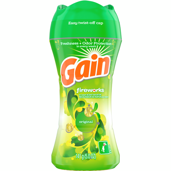 Gain Perles de rehausseur de parfum pour lessive Fireworks, Original (5 oz) 141 g, 3,55 $/100g