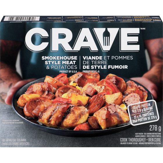 Crave Meat & Potatoes, Smokehouse Style 278 g, $1.64/100g