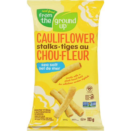From The Ground Up Cauliflower Stalks, Sea Salt 113 g, $5.30/100g