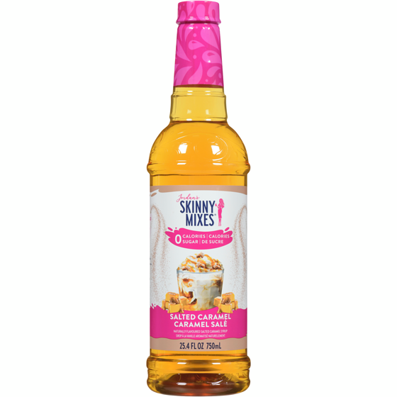 Skinny Syrup Naturally Flavoured Salted Caramel Syrup 750 ml, $1.33/100ml