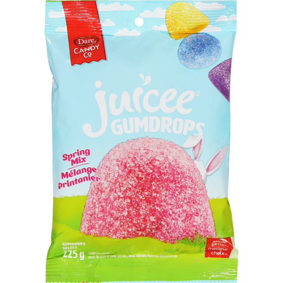 Dare Juicee Gumdrops Candy Spring Mix Gumdrops 225 g, $1.11/100g