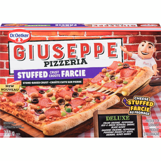 Dr Oetker Stuffed Crust Pizza, Deluxe 771 g, $1.30/100g