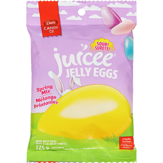 Dare Sour Jelly Eggs, Spring Mix 225 g, $1.11/100g