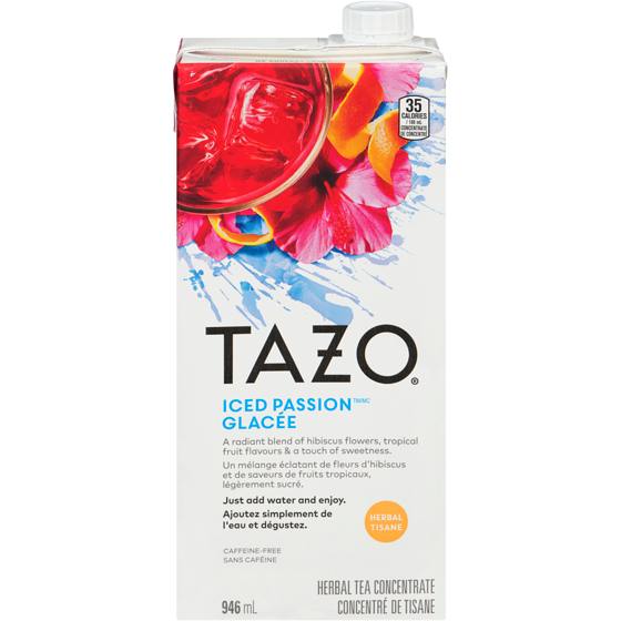 Tazo Herbal Tea Iced Passion 946 ml, $0.84/100ml