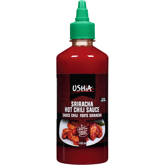 Ushia Sriracha Hot Chili Sauce 450 ml, $1.33/100ml