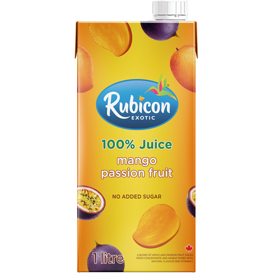 Rubicon Mango Passion Fruit 100% Juice Blend 1 l, $0.33/100ml