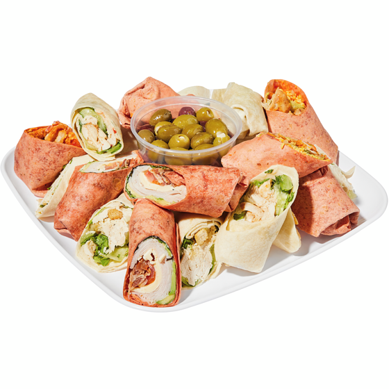 null 24hr Notice Required - All Wrapped Up Wrap Platter 2.1 kg, $2.62/100g