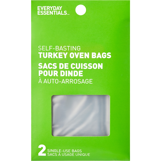Everyday Essentials Self-Basting Turkey Oven Bags 1 ea, $3.00/1ea