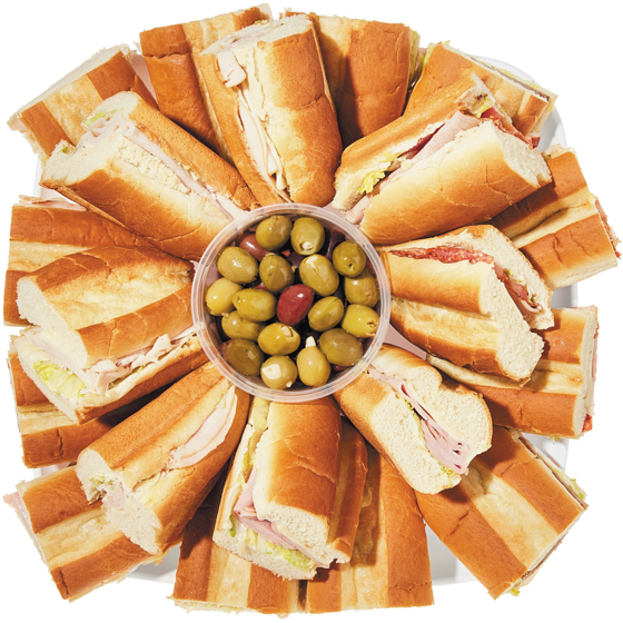 null 24hr Notice Required - Game Night Sandwich Platter Large 2.49 kg, $2.21/100g