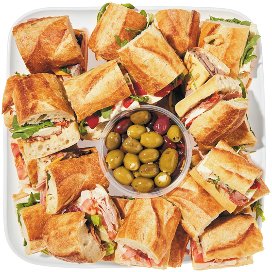 null 24hr Notice Required - Gourmet Sandwich Platter  2.39 kg, $2.72/100g