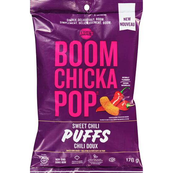 Angie's Boomchickapop Baked Corn Snack Sweet Chili Puffs 170 g, $3.11/100g