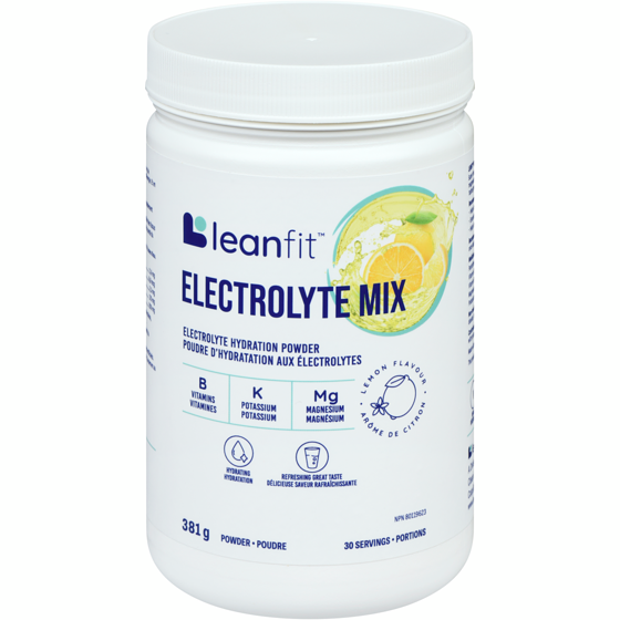 Leanfit Electrolyte Mix - Lemon Flavour 381 g, $9.71/100g