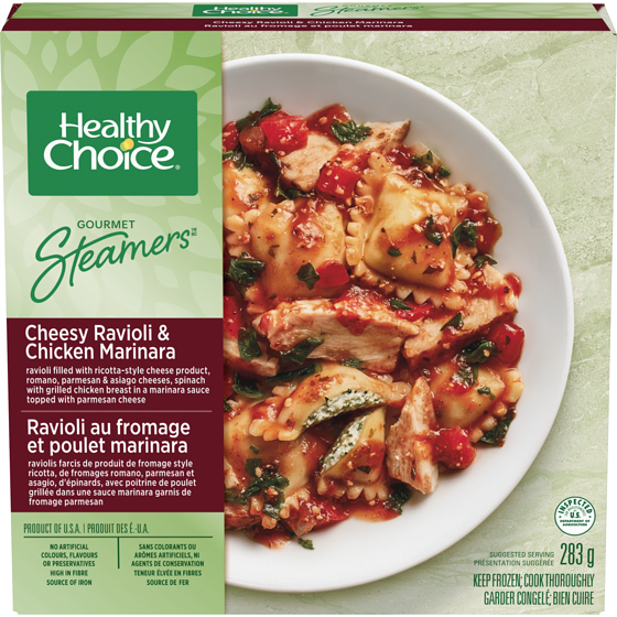 Healthy Choice Gourmet Steamers Chicken Ravioli 283 g, $2.47/100g