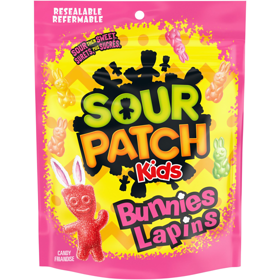 Maynards Sour Patch Kids, friandises lapins, bonbons de Pâques 315 g, 1,59 $/100g