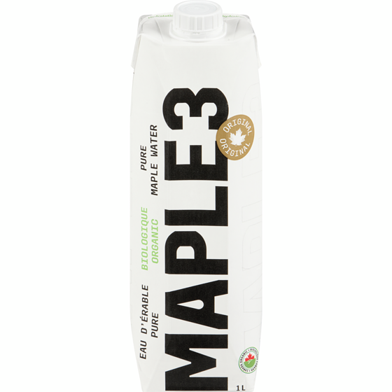 Maple3 Pure Maple Water Original Organic 1 l, $0.50/100ml