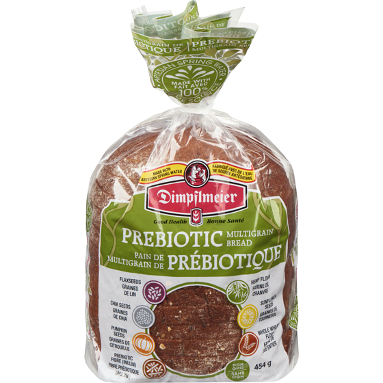 Dimpflmeier Prebiotic Multigrain Bread 10x454.0 g, $0.75/100g