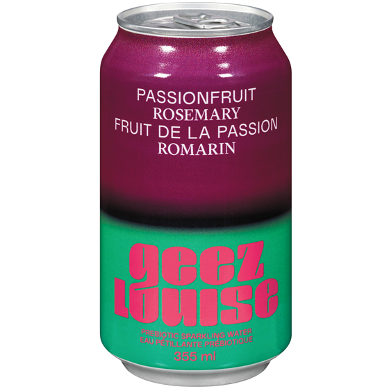Geeze Louise Sparkling Water, Passionfruit 355 ml, $1.12/100ml