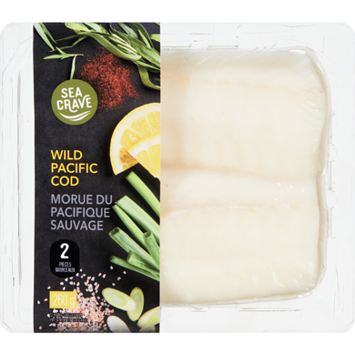 Sea Crave Wild Pacific Cod 260 g, $6.54/100g