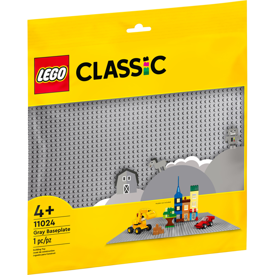 LEGO Classic Gray Baseplate 11024 1 ea, $18.00/1ea