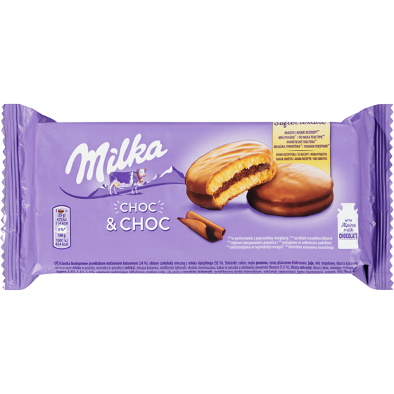 Milka Sponge Cakes With Cocoa Filling In Chocolate Choc & Choc 150 g, $3.53/100g